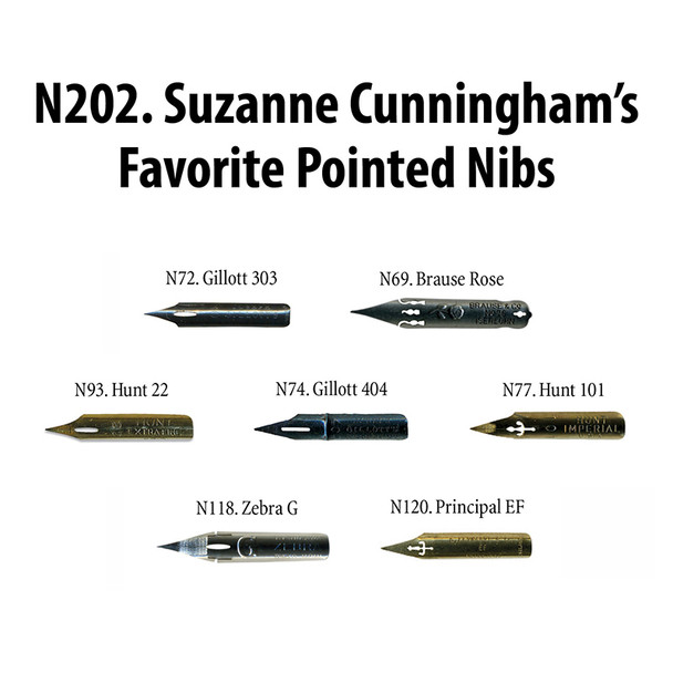 Suzanne Cunningham's Favorite Pointed Nibs