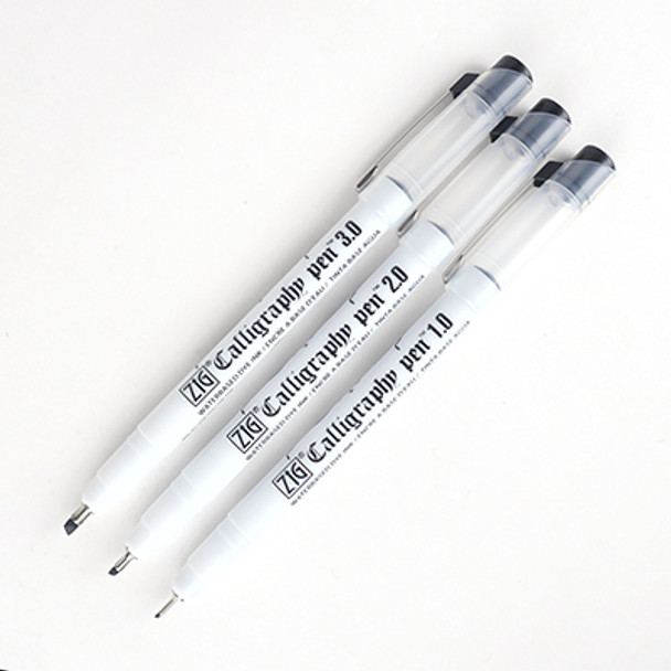 Zig Oblique-cut Calligraphy Pen - Set of 3