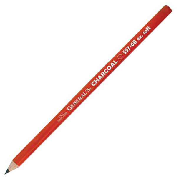 Charcoal Pencil, Black 6B Extra Soft