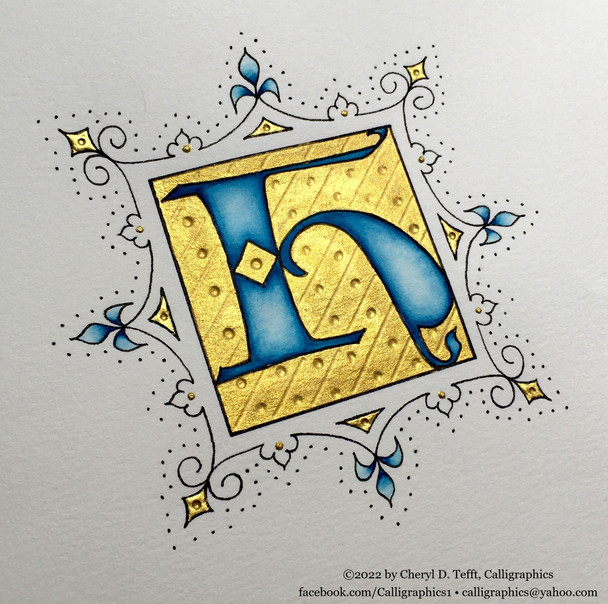 Cheryl Tefft - Introduction to Calligraphy & Illumination - May 16