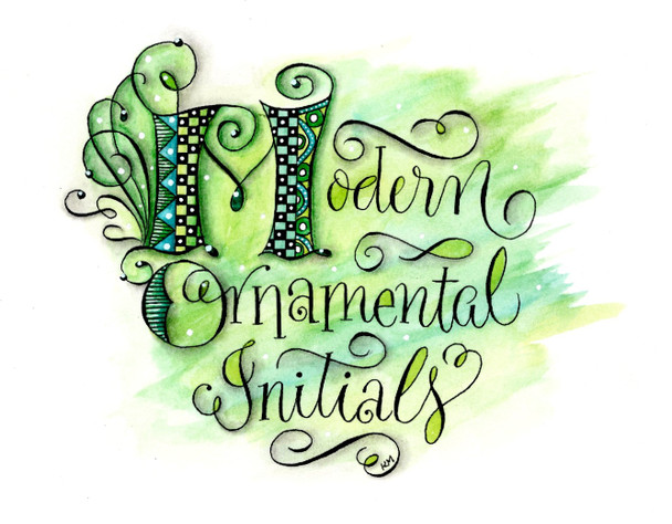 Kathy Milici Creative - Modern Ornamental Initials - Sept 12 & 16