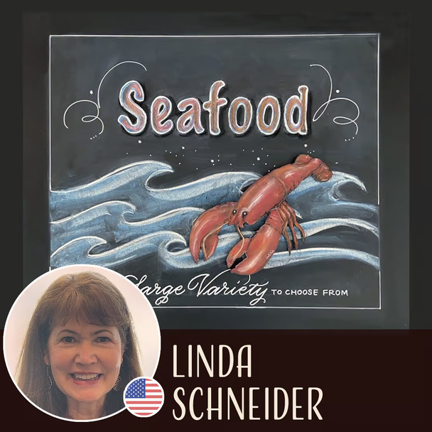 Lettering for Holiday Projects - Linda Schneider - Chalkboard Art & Lettering