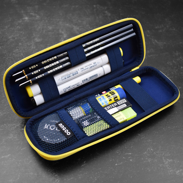 Hard Shell Tool Case, Black and Yellow
