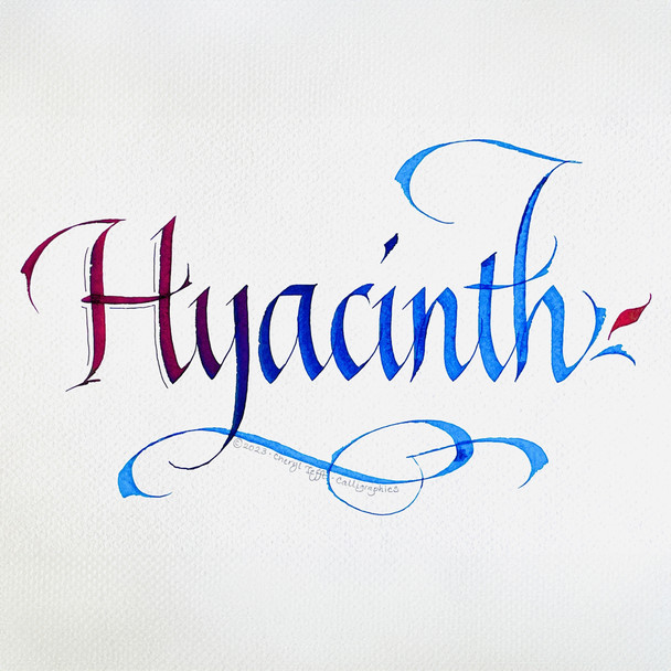 Cheryl Tefft - Italic Calligraphy - May 20 - July 22, 2025