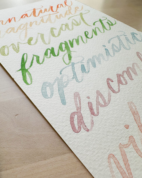 Angie Mendez -  Perfectly Imperfect Letters: Watercolor Calligraphy - Aug 20, 2025