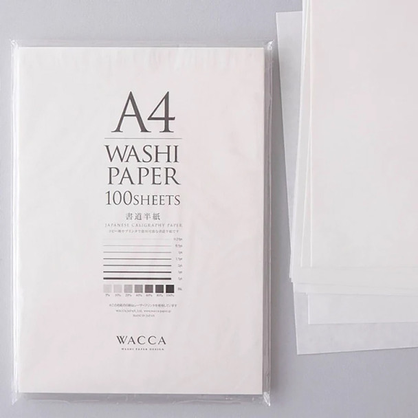WACCA A4 Washi Paper, 100 Sheets
