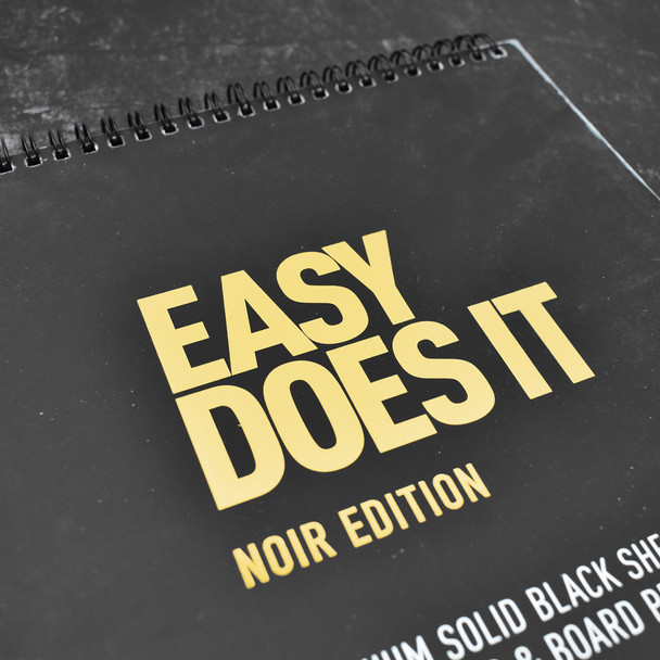Ash Calligraphy + Design Ash Calligraphy Easy Does it Black Pad - Premium Noir