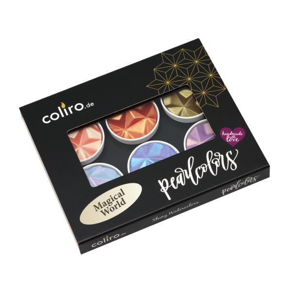 FINETEC Coliro Watercolor Set of 6, Magical World