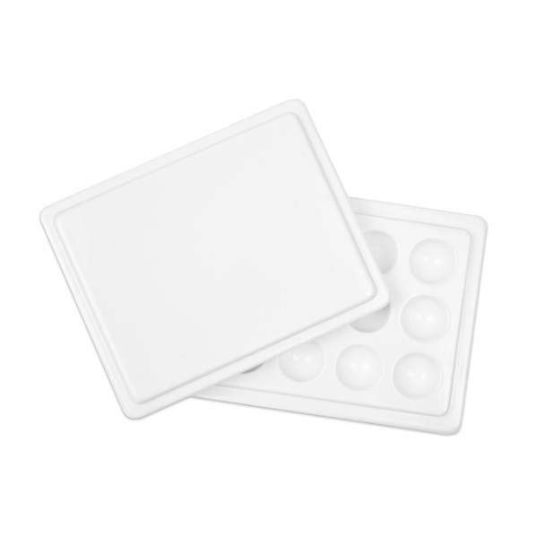 12-well Plastic Mixing Palette with Cover