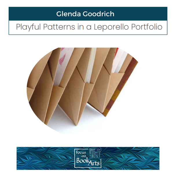 FOBA 2026 - Glenda Goodrich - Playful Patterns in a Leporello Portfolio