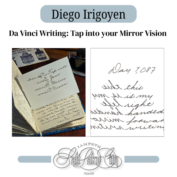 IAMPETH 2026 - Da Vinci Writing: Tap into your Mirror Vision - Diego Irigoyen