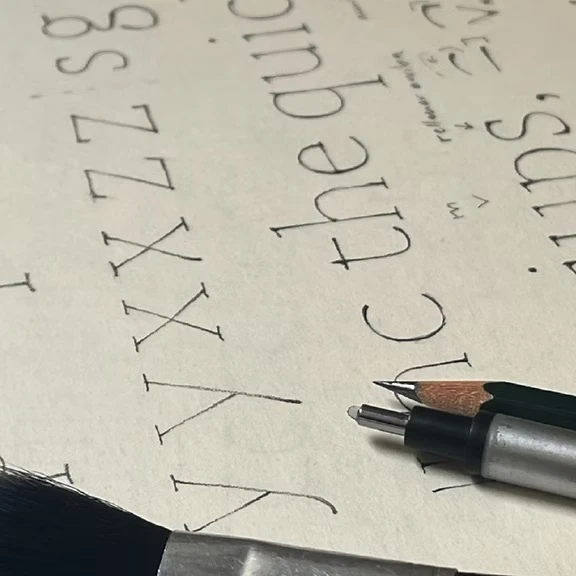 Betina Naab - Writing Type: From Print to Pencil - May 10, 17, 24 & 31, 2026