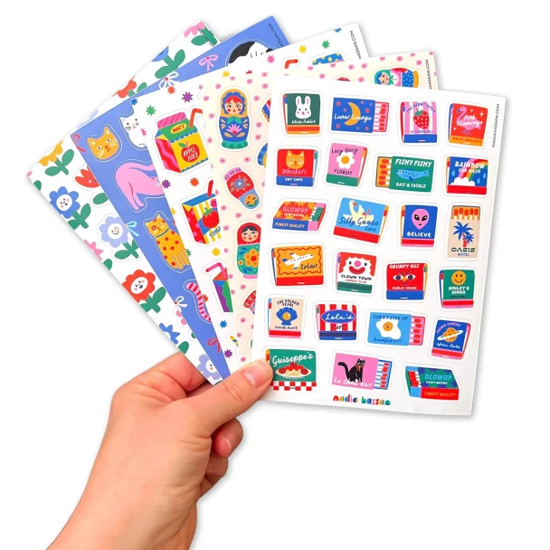 Nadia Hassan 5x7 Sticker Sheet