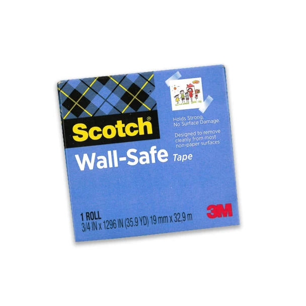 Scotch 3M Wall-Safe Tape 3/4" x 36 y