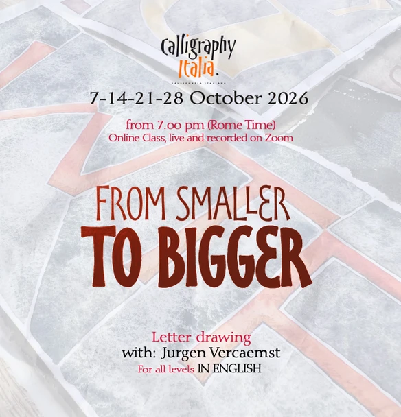 Jurgen Vercaemst - From smaller to BIGGER - Oct 7, 14, 21, & 28, 2026