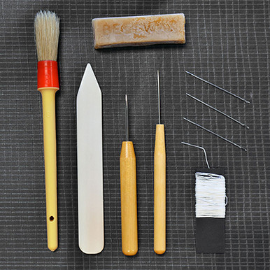 Badger and Chirp: Essential Bookbinding Tools