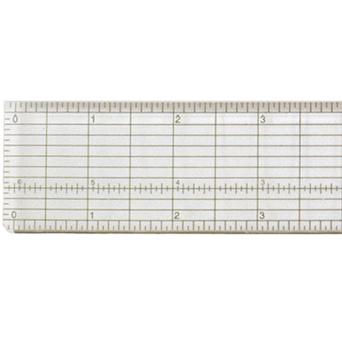 Xcut 30cm Clear Precision Ruler With Metal Cutting Edge Inlay 5cm Wide 