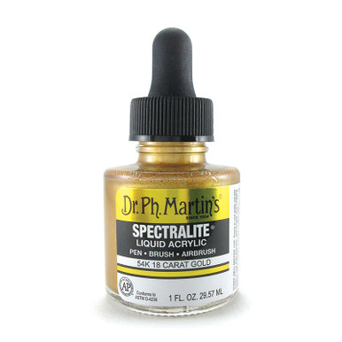Spectralite Liquid Acrylics ドクターマーチン Dr. Ph. Martin's Spectralite Liquid Acrylic Set 3 for Calligraphy