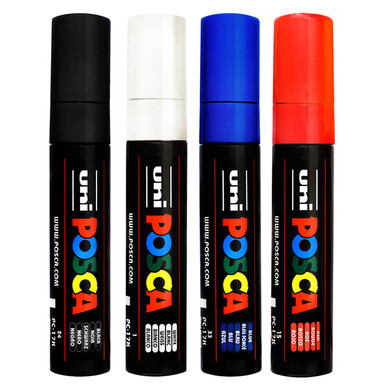 Posca Paint Marker, Extra Broad, PC17K Multicolor Pack