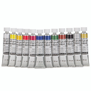 Holbein Artists' Gouache Set of 12, 5ml - John Neal Books