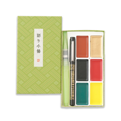 Gansai Tambi Watercolors- Set of 100 in Wooden Box