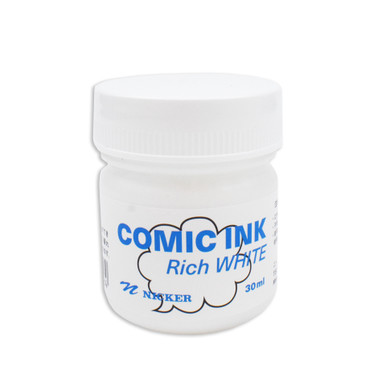 Nicker Comic Ink, Rich White 30mL