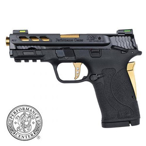 Smith and Wesson M&p380 Pc 380acp Ported Gold Smith and Wesson M&p380 Pc 380acp Ported Gold
