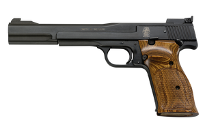 Smith and Wesson 41 22lr 10+1 Blue/wood 7" As Smith and Wesson 41 22lr 10+1 Blue/wood 7" As