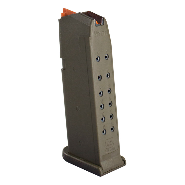 GLOCK Magazine G19 9mm 15rd Odg Pkg