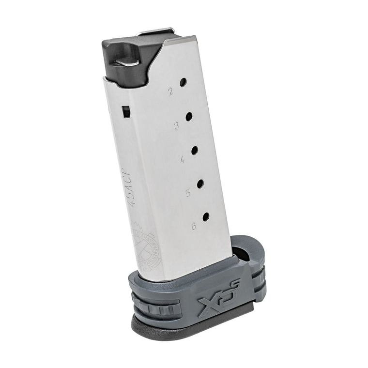 Springfield Armory Magazine Xds 45acp Mid Gry 6rd