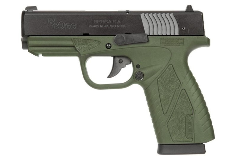 Bersa Conceal Carry 9mm Od Grn 8+1