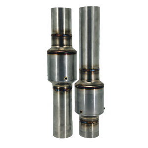 Stainless Muffler Kit for 3.50" X-Pipe, Super Late Model Stainless Muffler Kit for 3.50" X-Pipe, Super Late Model