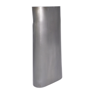 3.5" x 4.2" x 2.25" High Oval to Oval Butt Transition Left Side 3.5" x 4.2" x 2.25" High Oval to Oval Butt Transition Left Side