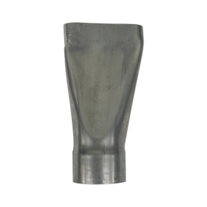 3.5" x 4.2" x 1.5" High Round to Oval Slip Transition Left Side 3.5" x 4.2" x 1.5" High Round to Oval Slip Transition Left Side