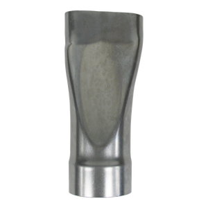 4" x 4.2" x 2.25" High Round to Oval Slip Transition Left Side 4" x 4.2" x 2.25" High Round to Oval Slip Transition Left Side