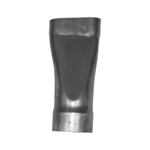 4" x 4.2" x 2.00" High Round to Oval Slip Transition Right Side 4" x 4.2" x 2.00" High Round to Oval Slip Transition Right Side