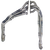 Dirt Late Model BWR ROX Vic Hill Standard Firing Stainless Exhaust Header Dirt Late Model BWR ROX Vic Hill Standard Firing Stainless Exhaust Header