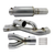 3" SS inlet / Outlet Balanced Y-Pipe System for Asphalt Pro Late Model, Ford, 4" Light Weight Stainless Muffler Included 3" SS inlet / Outlet Balanced Y-Pipe System for Asphalt Pro Late Model, Ford, 4" Light Weight Stainless Muffler Included