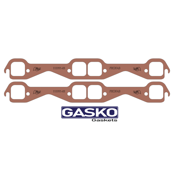 23 Degree, SBC, Small Block Chevy, Copper Gasket, Exhaust Gasket, Best Gasket