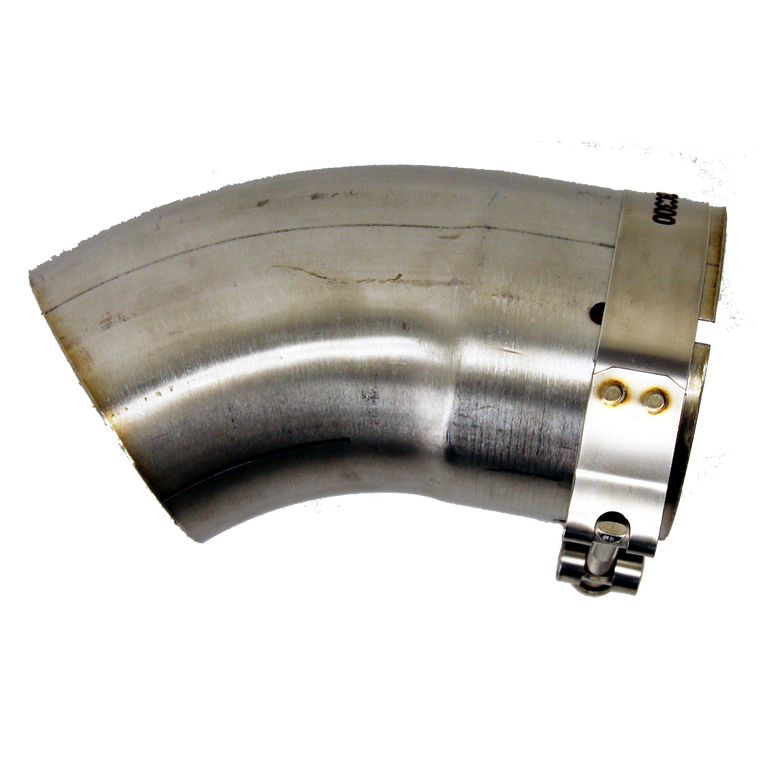3.5"x 4.5" Unpolished Stainless Turndown