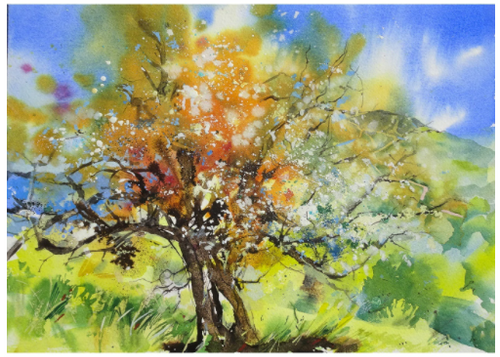 hawthorn and beacon - giclee print by tia lambert