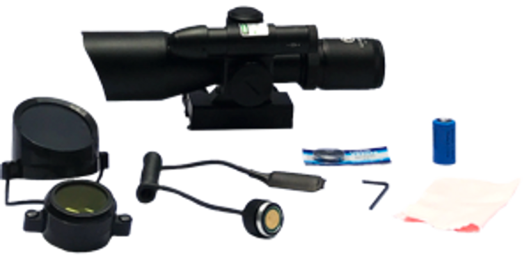 Core Riflescope 2.5-10x40mm - With 5mw Green Laser