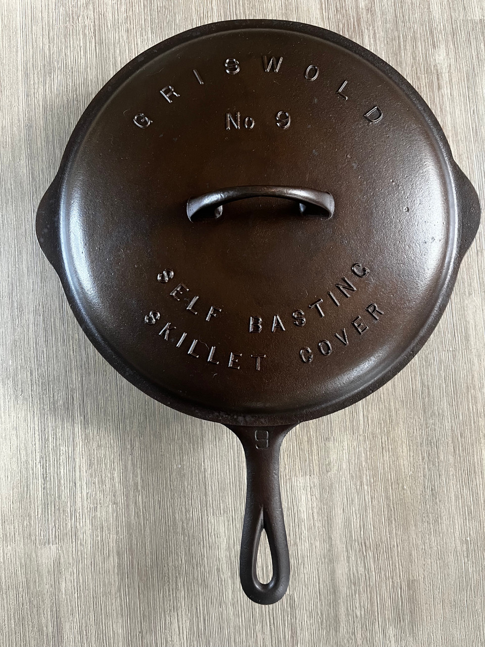 Griswold cast iron griddle clearance 9