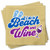 "Beach & Wine" Napkins