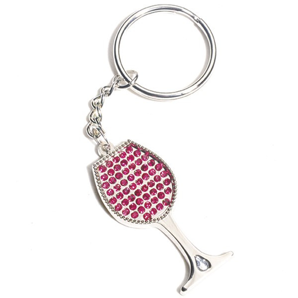 Wineglass Keychain