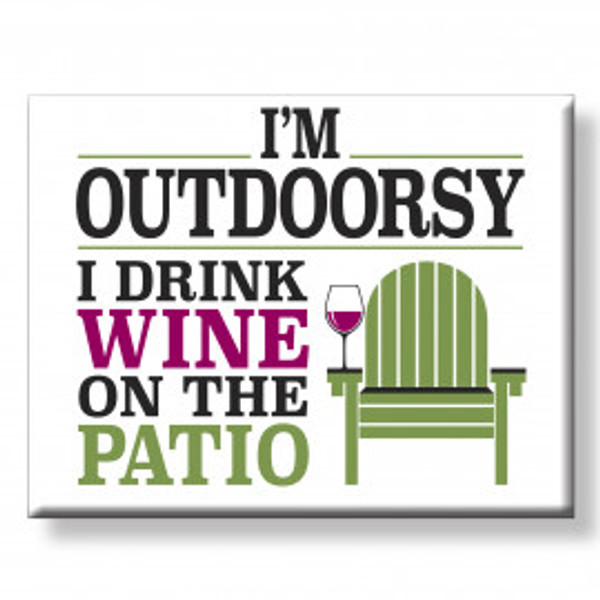 "Outdoorsy" Magnet