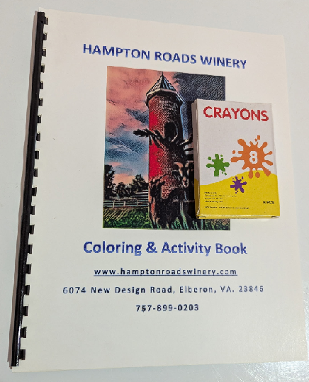 The Coloring Book for Hampton Roads Winery