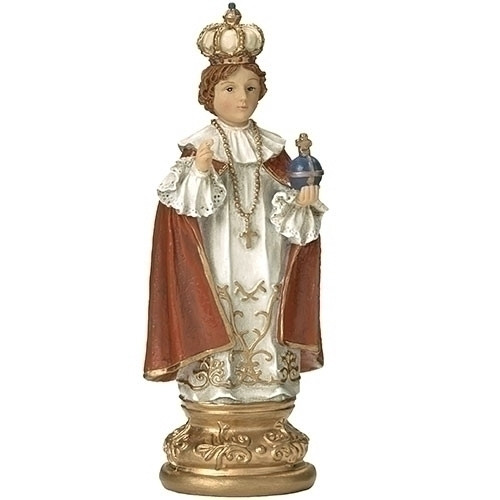Infant of Prague Statue | Gold Accents | 3-1/2