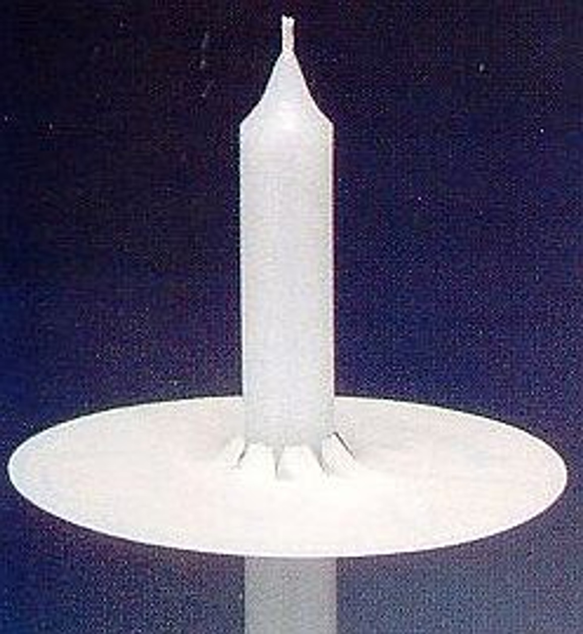 Devotional 24's | Candle with Paper Bobeches | Size 5-1/4