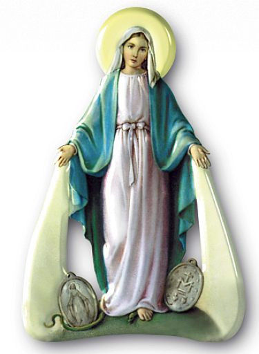 MLB メジャーリーグ　メタルマグネット59個 Magnet - Our Lady of Miraculous Medal FAR15M04 - F.C. Ziegler Co.